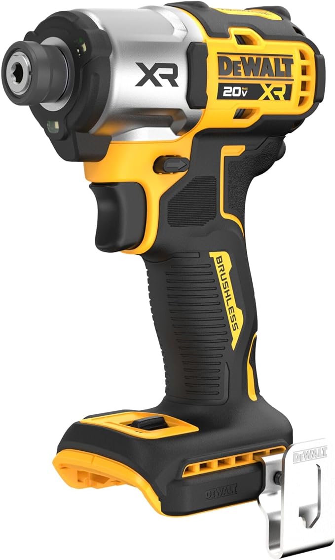 DEWALT 20V MAX XR Cordless Impact Driver, Brushless, 3-Speed, Tool Only (DCF845B)