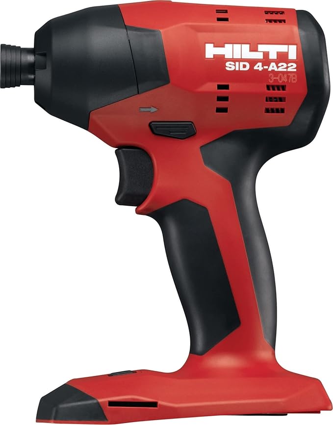 Hilti SID 4-A22 Cordless Impact Driver, Compact 1/4" Impact Driver for Medium-Duty Drilling and Driving in Wood, Metal and Other Materials, Tool only