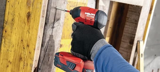 Hilti SID 4-A22 Cordless Impact Driver, Compact 1/4" Impact Driver for Medium-Duty Drilling and Driving in Wood, Metal and Other Materials, Tool only